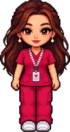 Sprite de frente con uniforme.
